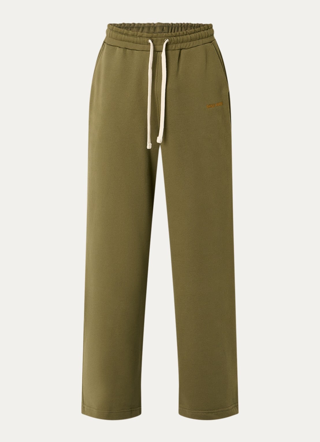 Daily Paper Wide leg broek met logo - voorkant brons
