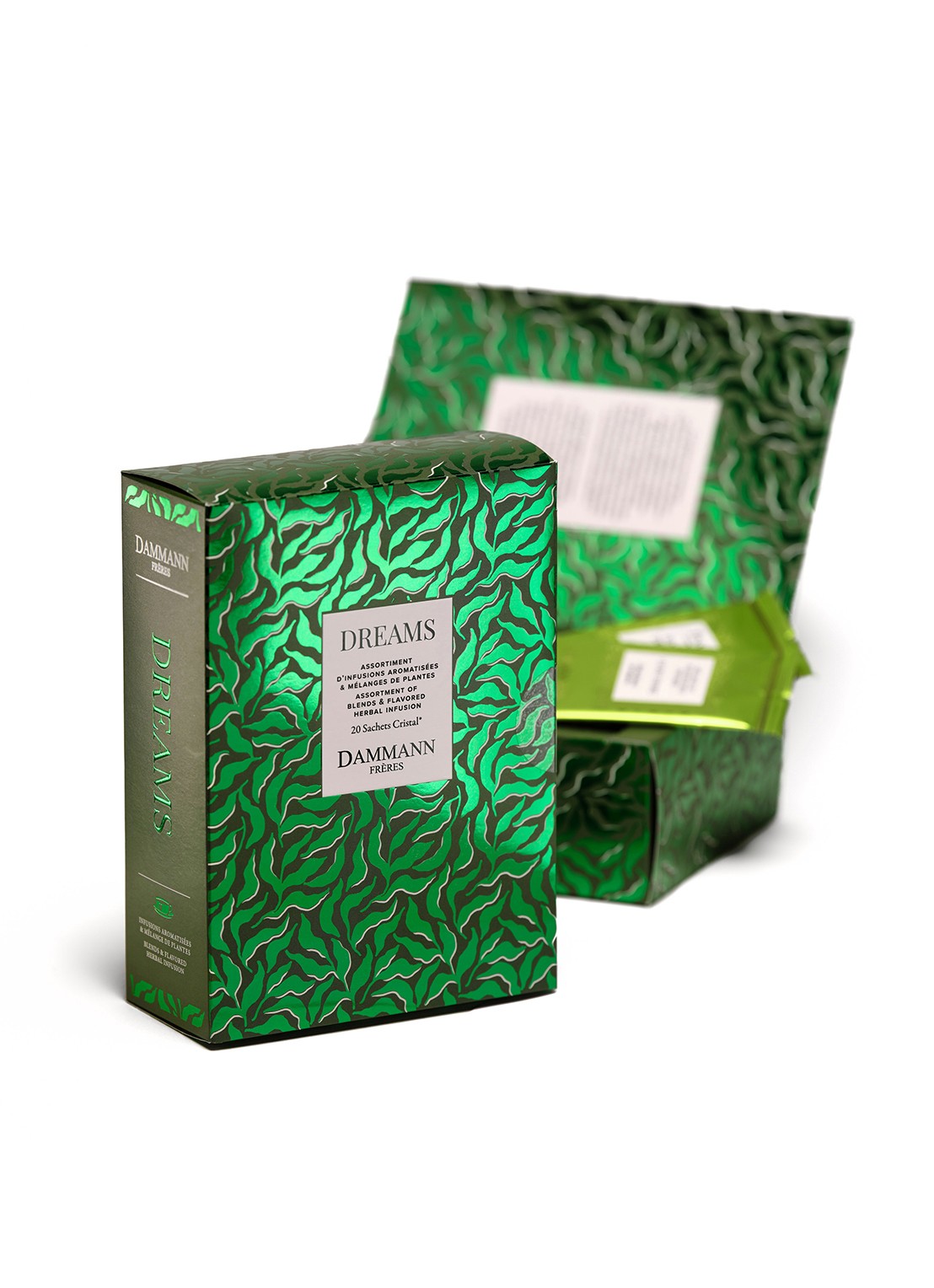 DAMMANN Frères Dreams theezakjes in geschenkdoos 20 stuks - voorkant 2 undefined