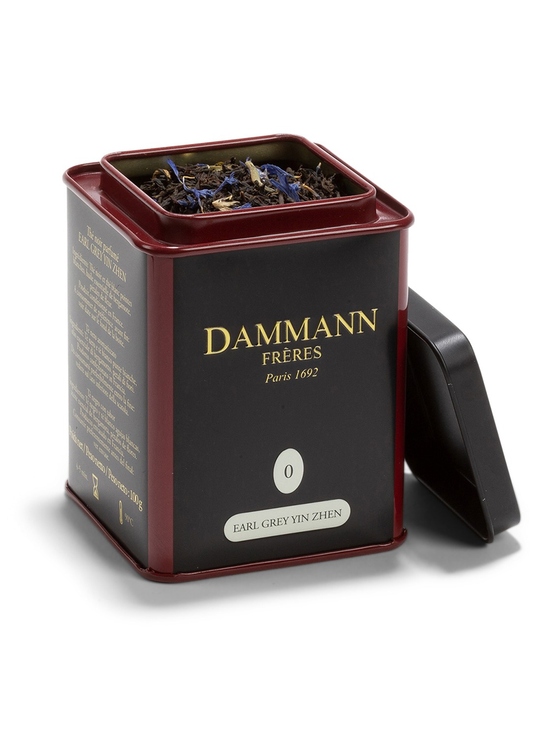 DAMMANN Frères Earl Grey Yin Zhen losse thee 100 gram - voorkant undefined