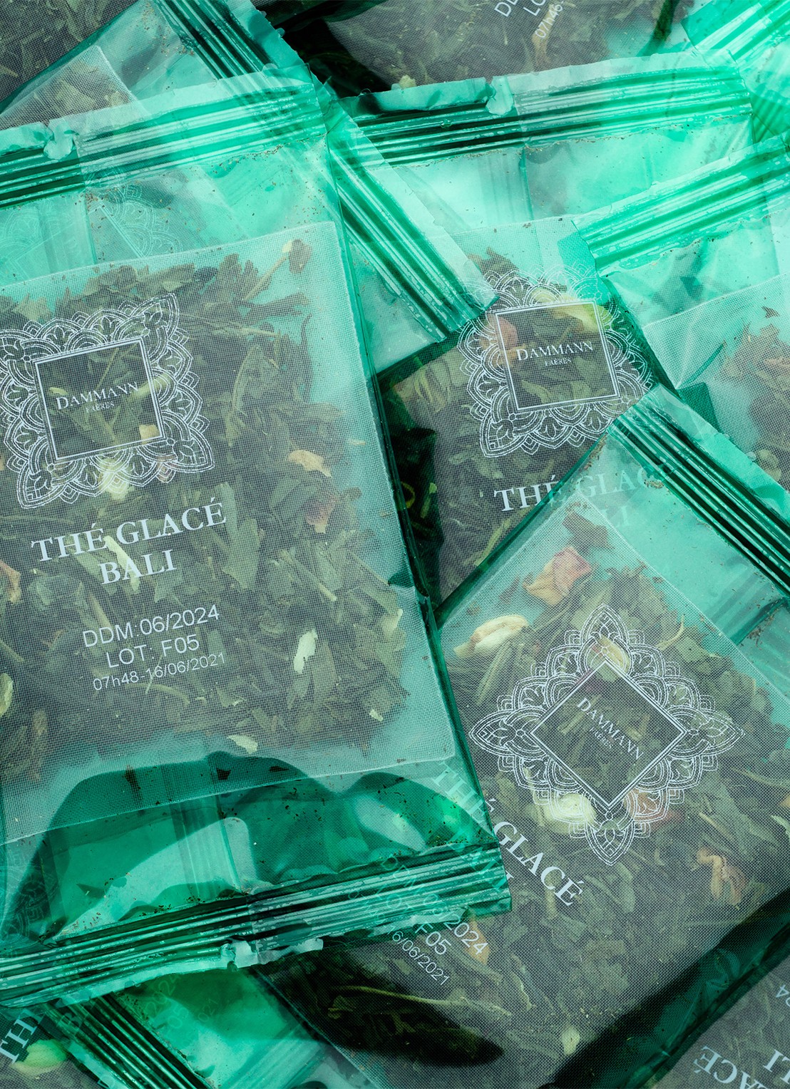 DAMMANN Frères Ice Tea Bali theezakjes 6 x 30 gram - voorkant 3 undefined