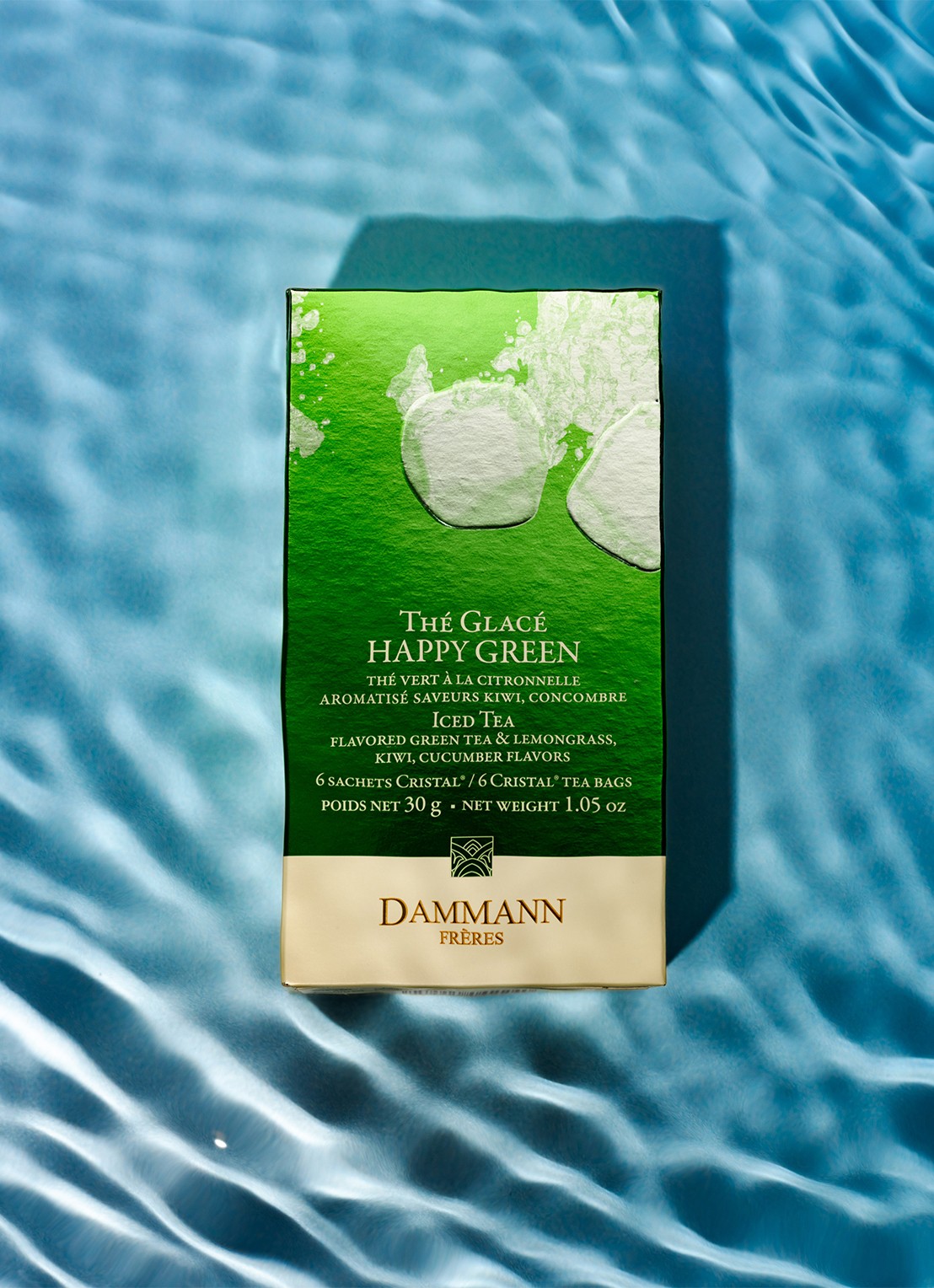 DAMMANN Frères Ice Tea Happy Green theezakjes 6 x 30 gram - detail undefined