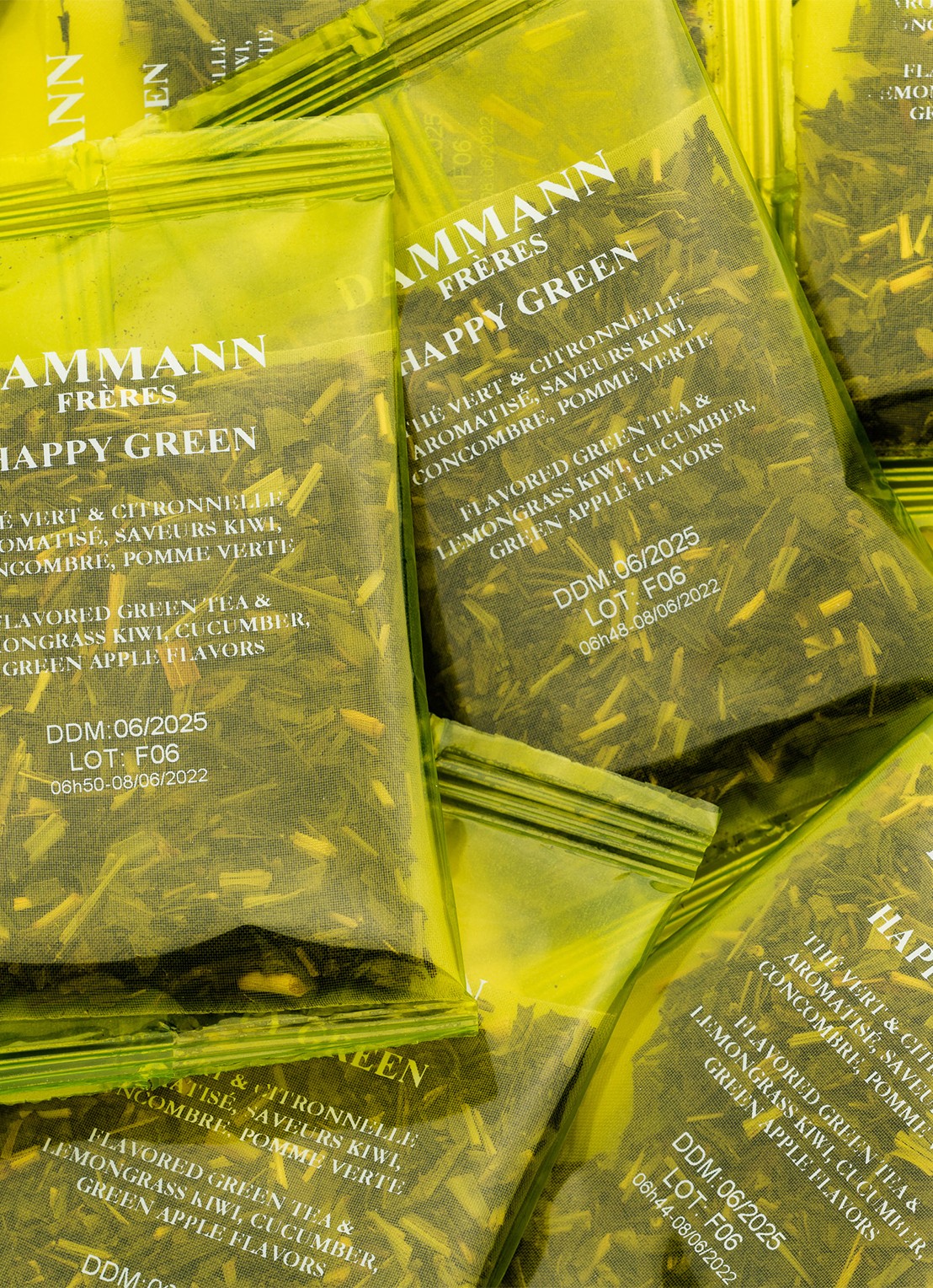 DAMMANN Frères Ice Tea Happy Green theezakjes 6 x 30 gram - voorkant 4 undefined