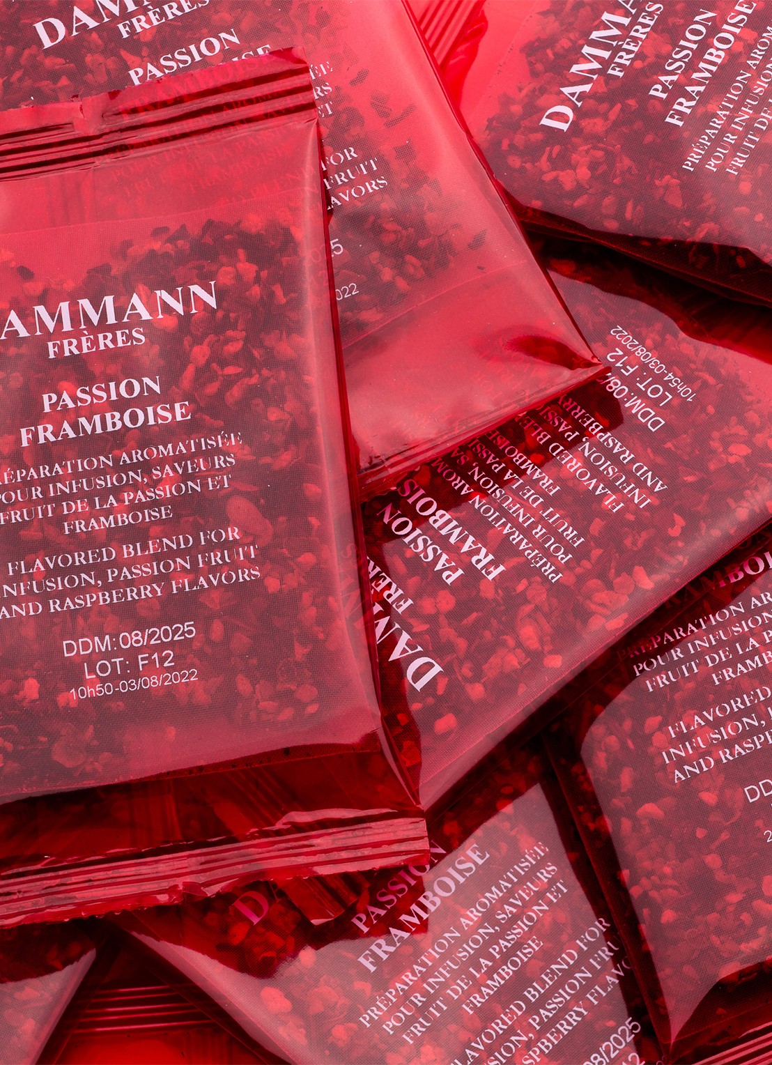 DAMMANN Frères Ice Tea Passievrucht Framboos theezakjes 6 x 30 gram - voorkant 4 undefined