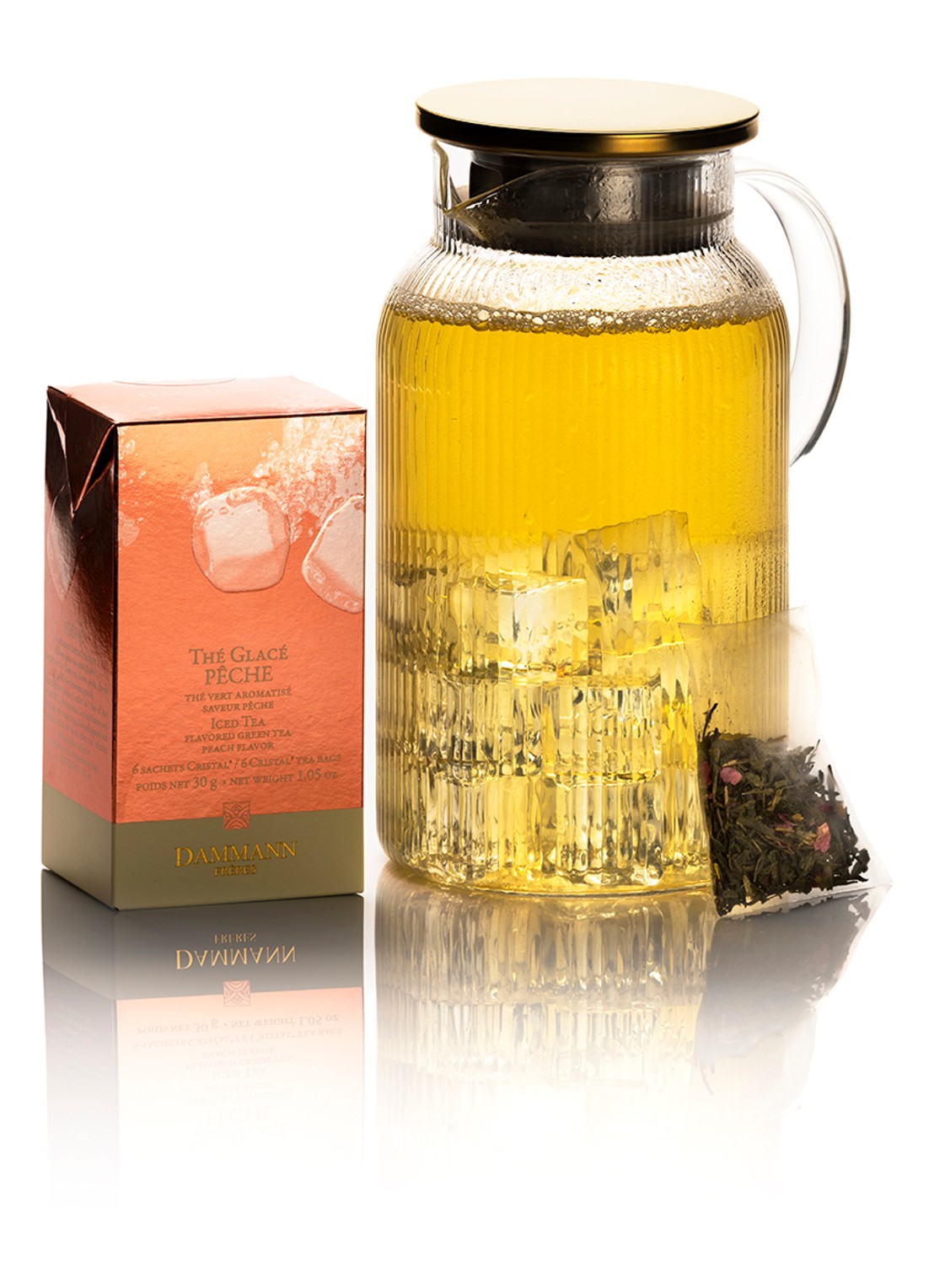 DAMMANN Frères Ice Tea Peche theezakjes 6 x 30 gram - detail undefined