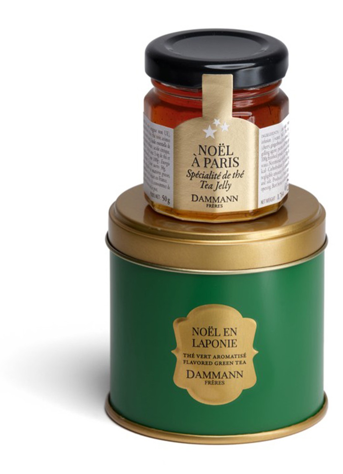 DAMMANN Frères Laponie Enchantee losse thee met jelly in giftbox - voorkant 2 beige