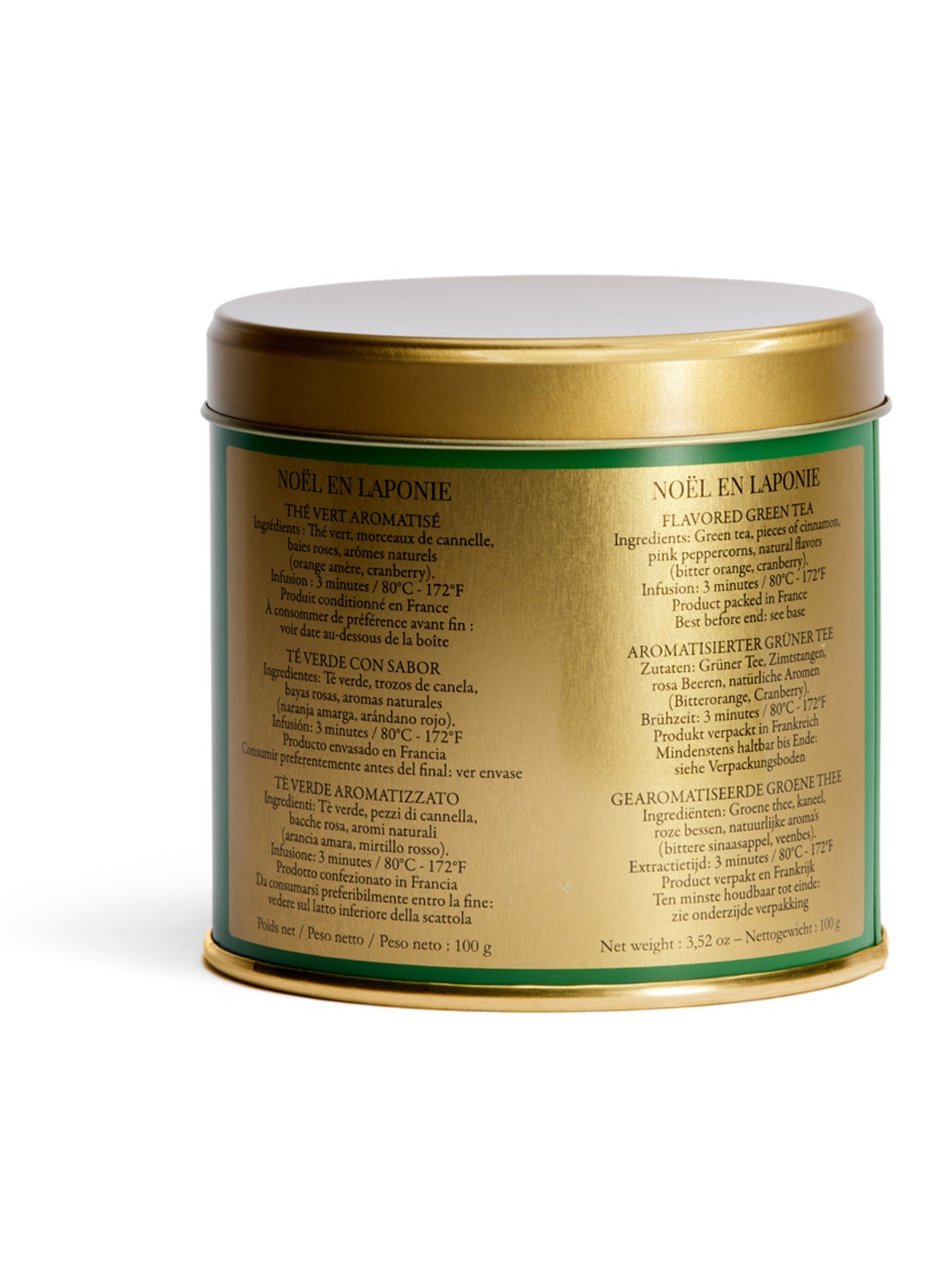 DAMMANN Frères Losse kerstthee 100 gram - achterkant 3 undefined