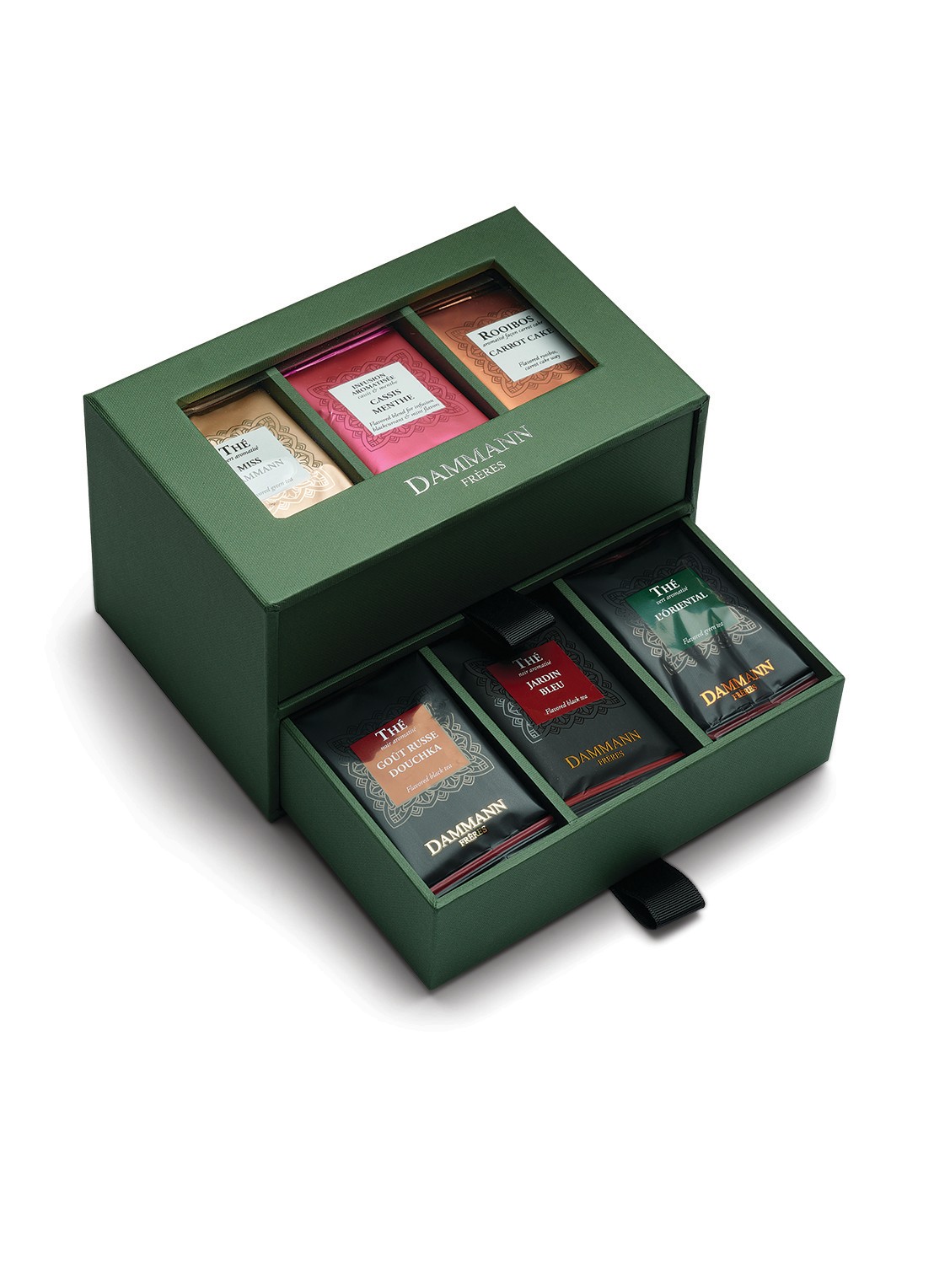 DAMMANN Frères Parfums theezakjes in geschenkdoos 42 stuks - voorkant undefined