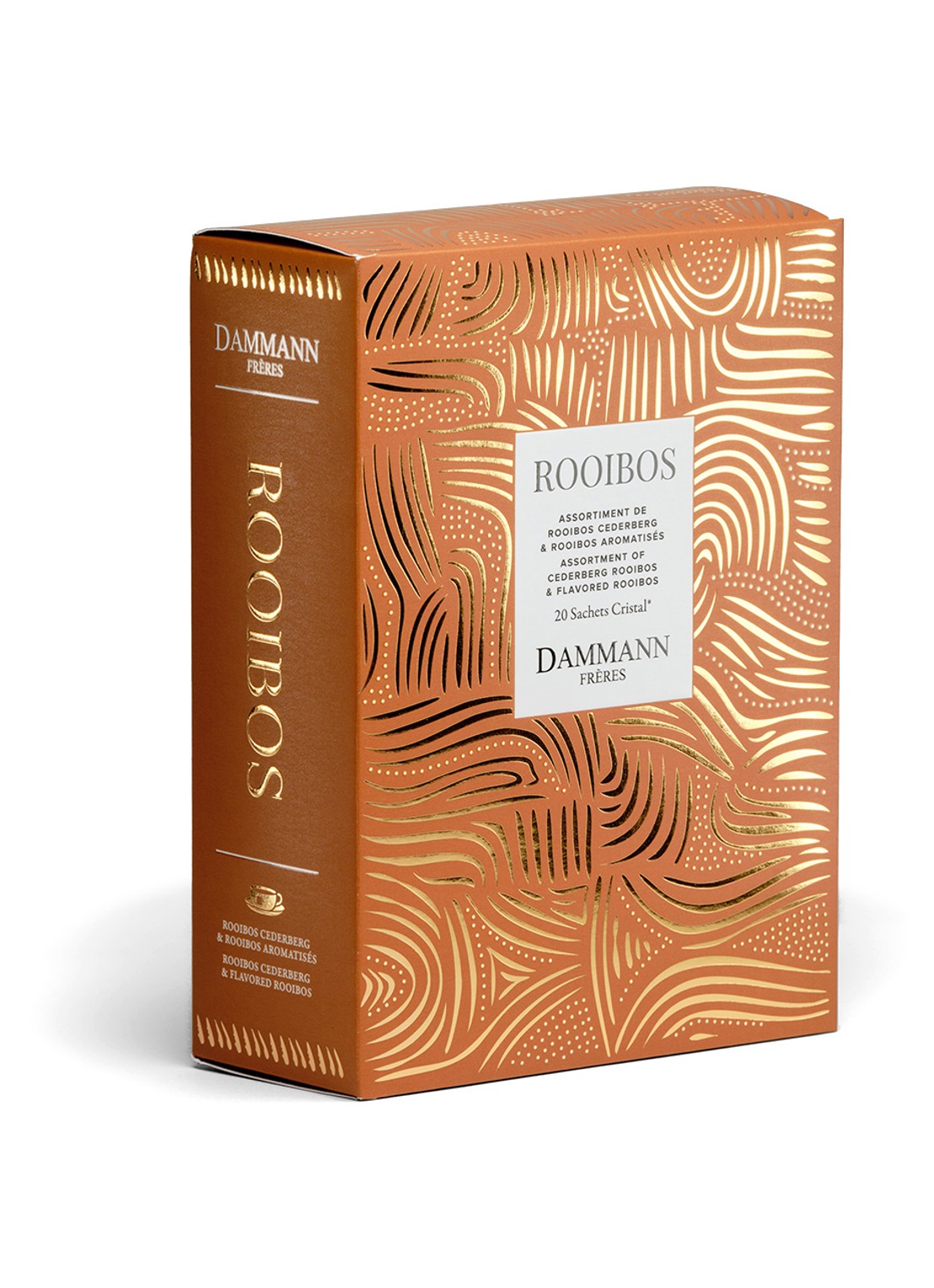 DAMMANN Frères Rooibos theezakjes in geschenkdoos 20 stuks - voorkant 2 undefined