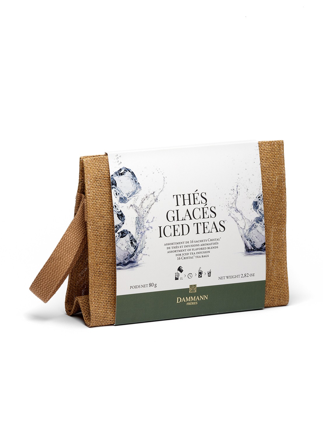 DAMMANN Frères Sunrise Ice Tea theezakjes in geschenkverpakking 82 gram - voorkant undefined