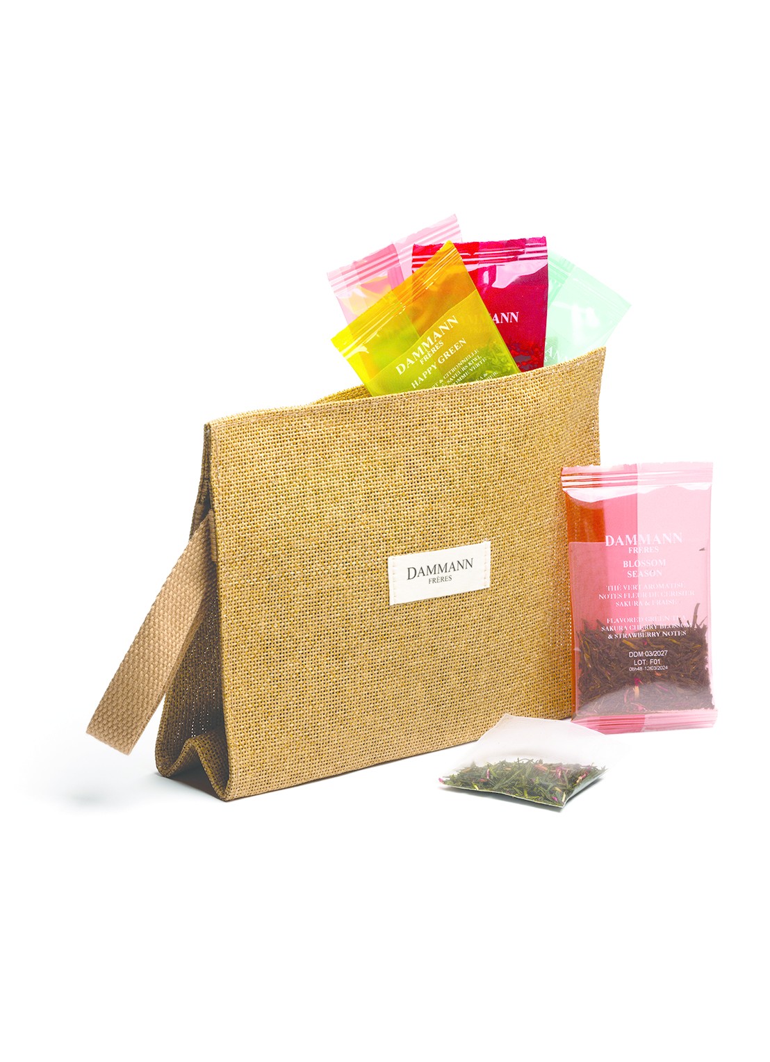DAMMANN Frères Sunrise Ice Tea theezakjes in geschenkverpakking 82 gram - voorkant 2 undefined