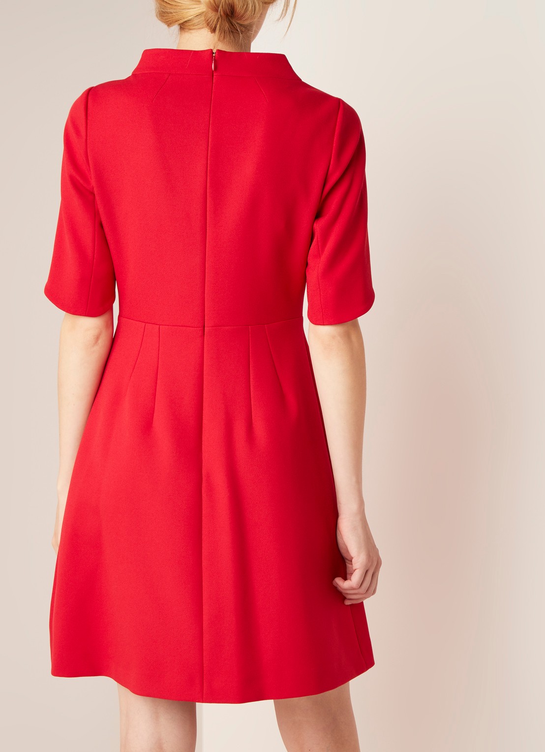 Damsel in a Dress Lynix Dress Red 08 - achterkant rood