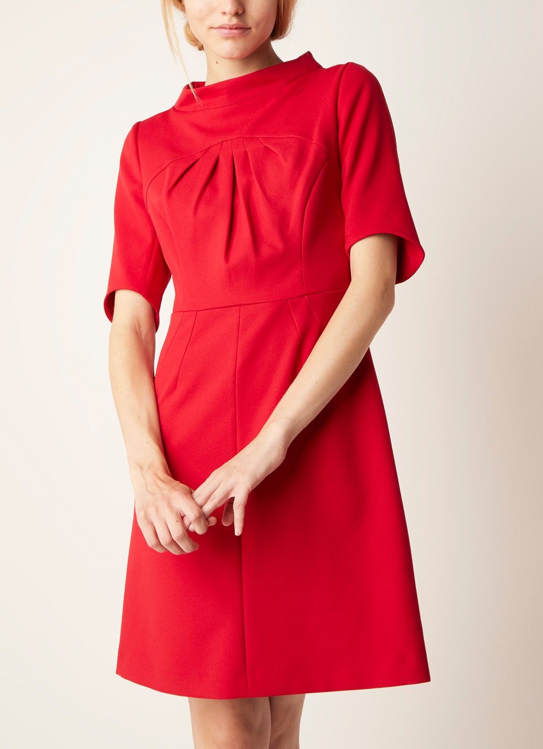 Damsel in a Dress Lynix Dress Red 08 - detail 4 rood