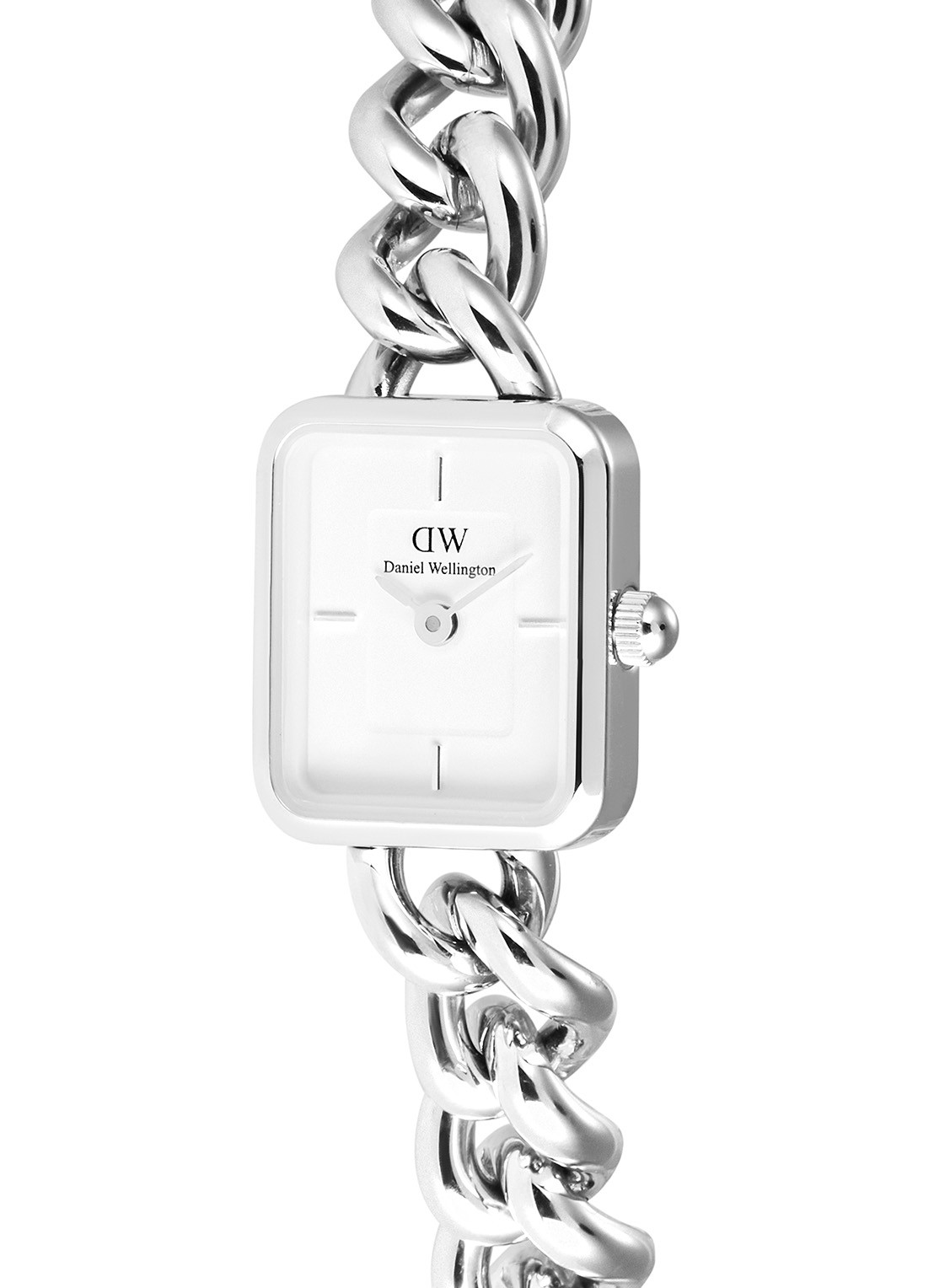 Daniel Wellington Jolie Chain horloge DW00100834 - detail zilver