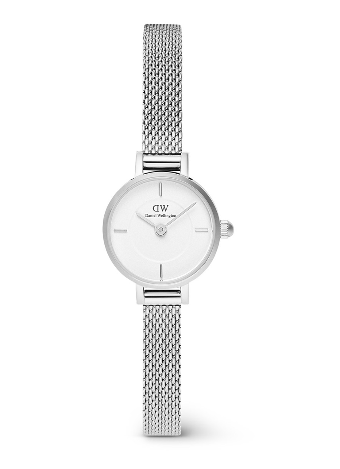 Daniel Wellington Petite Mini horloge DW00100746 - voorkant 3 zilver