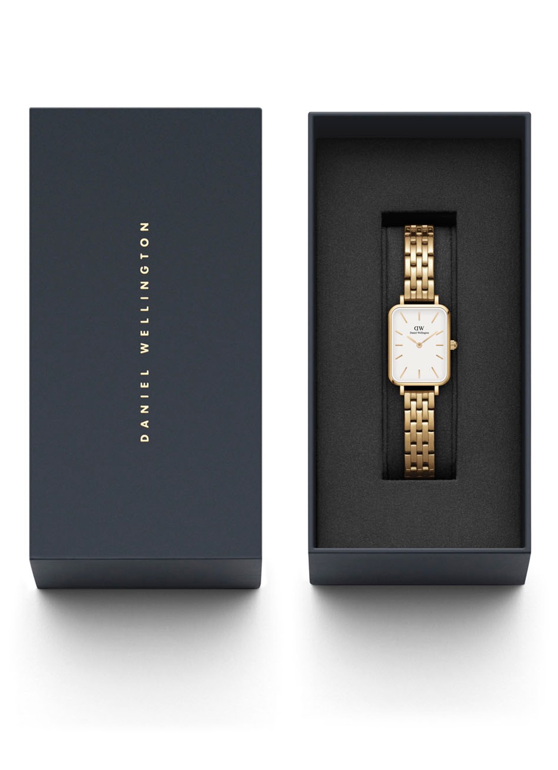 Daniel Wellington Quadro Link horloge DW00100622 - detail 2 goud