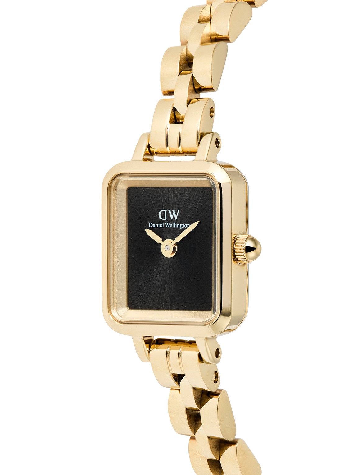 Daniel Wellington Quadro Mini Arch 3-Link horloge DW00100851 - detail 3 goud