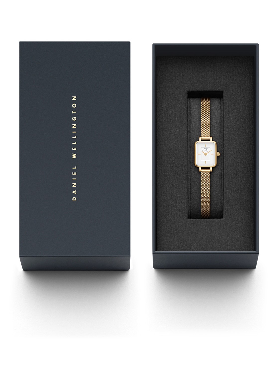 Daniel Wellington Quadro Mini horloge DW00100725 - detail 4 goud