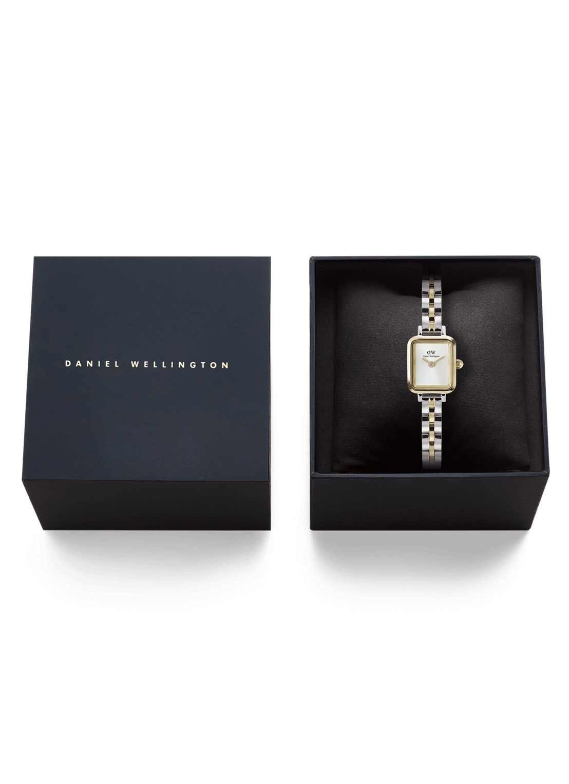 Daniel Wellington Quadro mini horloge DW00100925 - detail 6 zilver