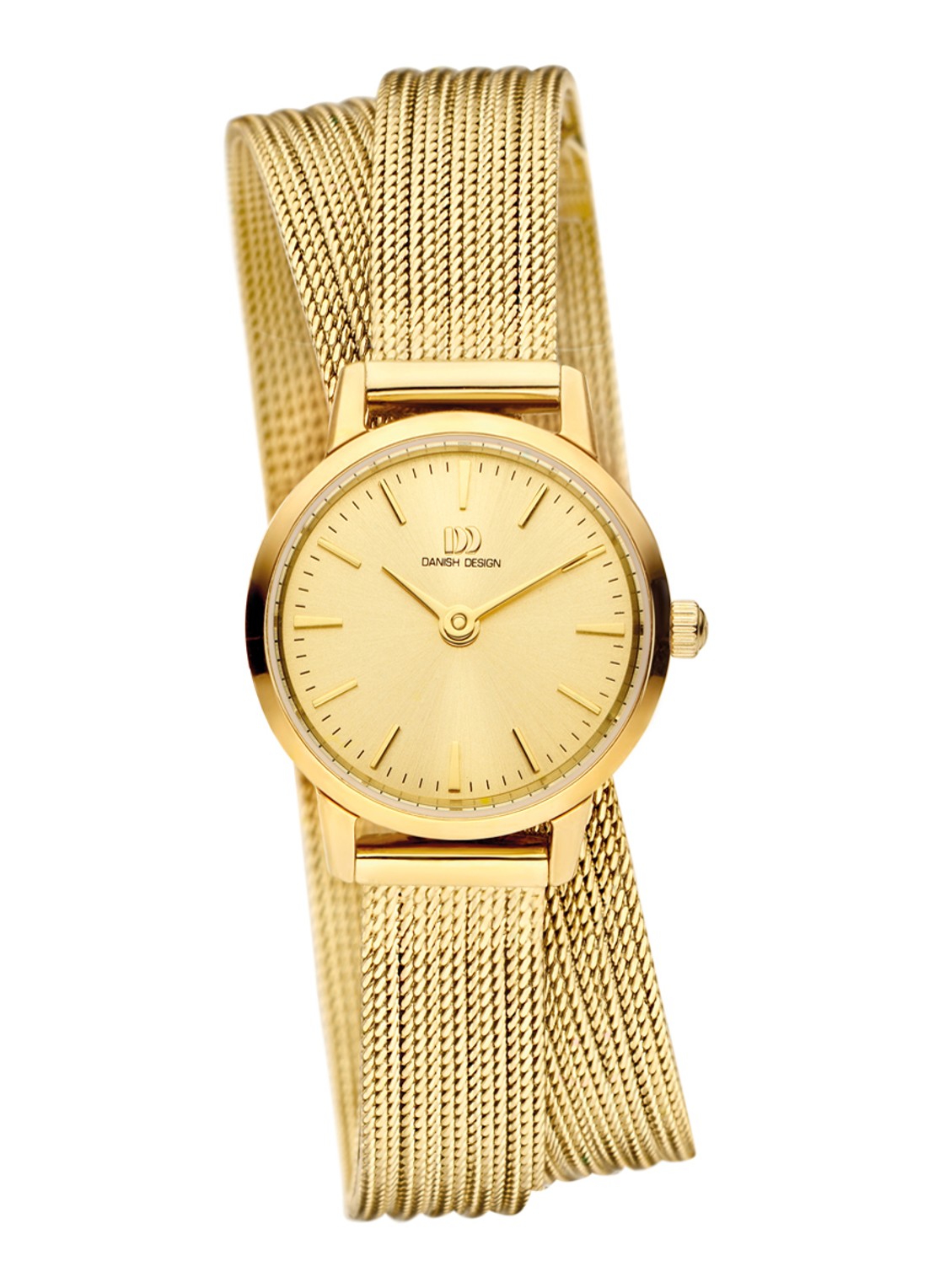 Danish Design Akilia Mini Swing horloge IV86Q1268 - voorkant 2 goud