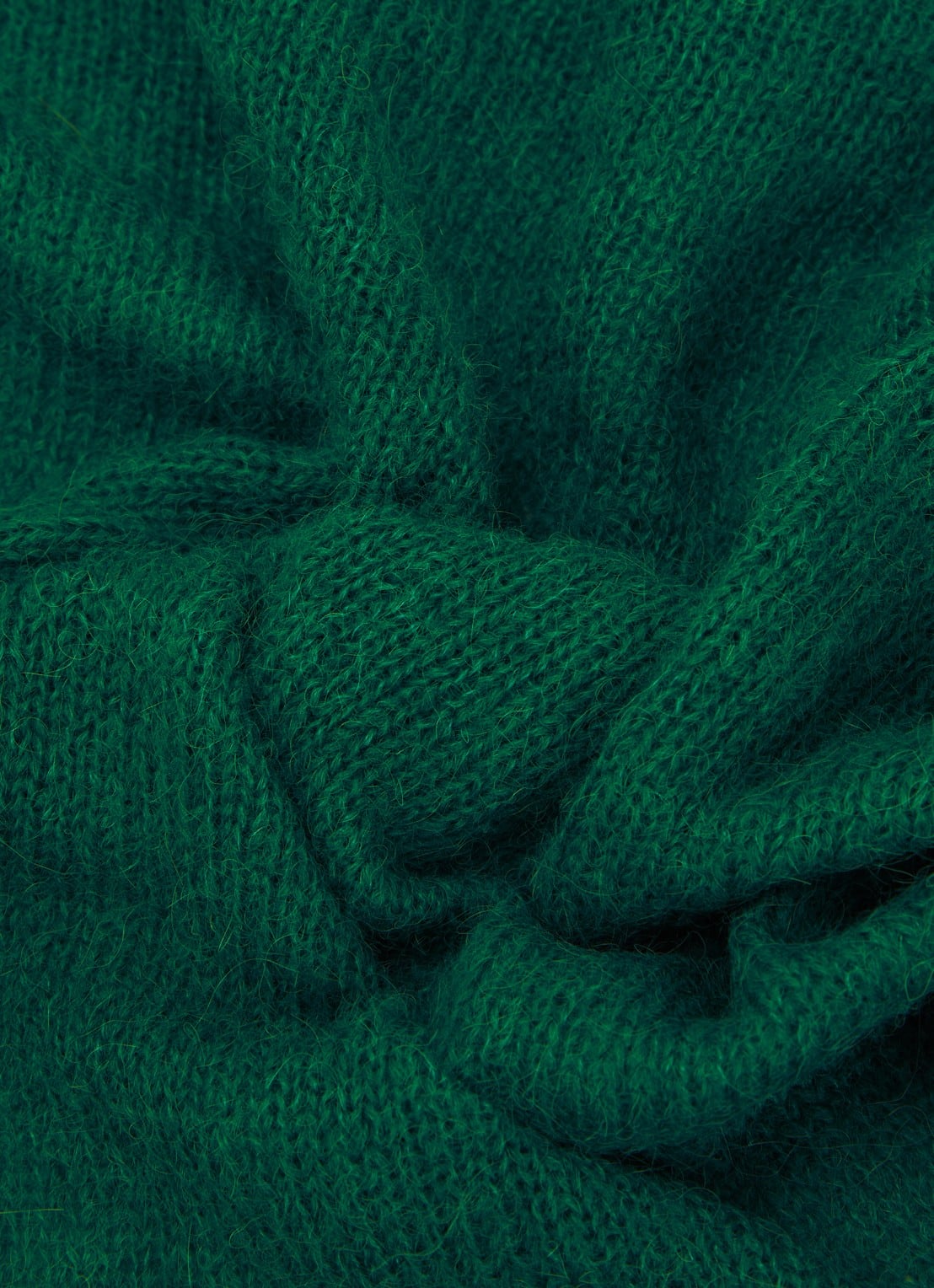Dante 6 Skai sjaal in alpaca wolblend 160 x 70 cm - detail 2 donkergroen