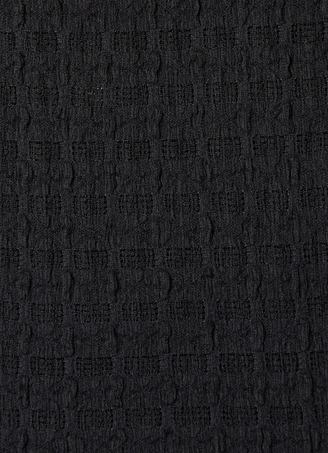 Dante 6 Zane longsleeve met structuur en opstaande kraag - detail 5 zwart