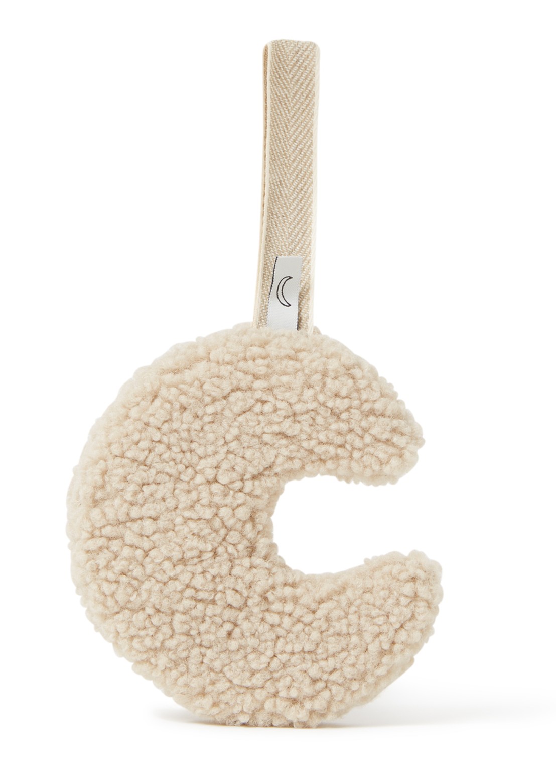 Dappermaentje Teddy speendoekje - voorkant beige