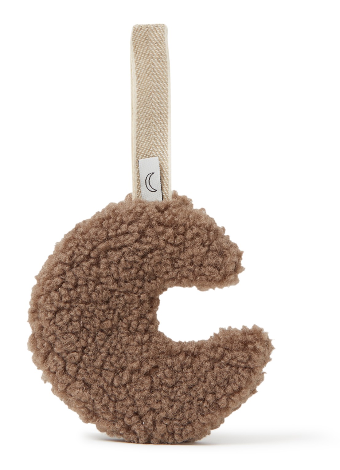 Dappermaentje Teddy speendoekje - voorkant 2 bruin