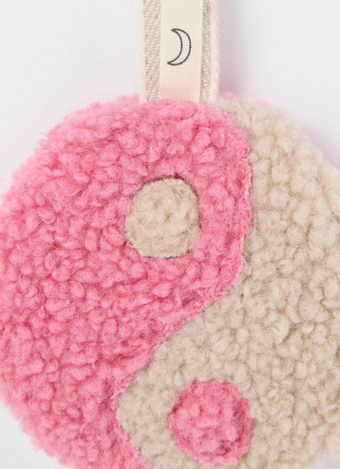 Dappermaentje Teddy speendoekje - voorkant 2 roze