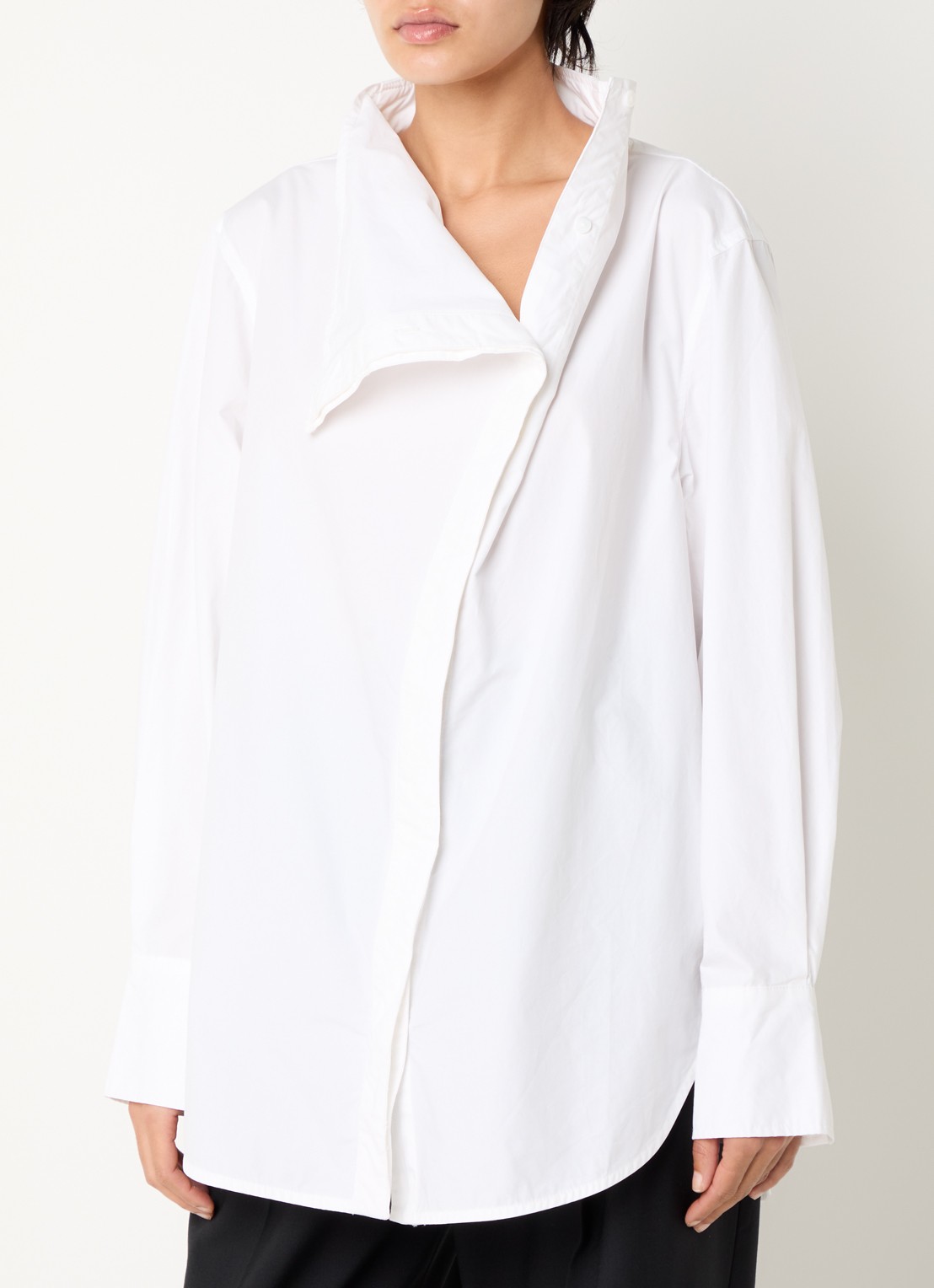 Day Birger et Mikkelsen Daylois blouse met asymmetrische zoom - detail 4 wit