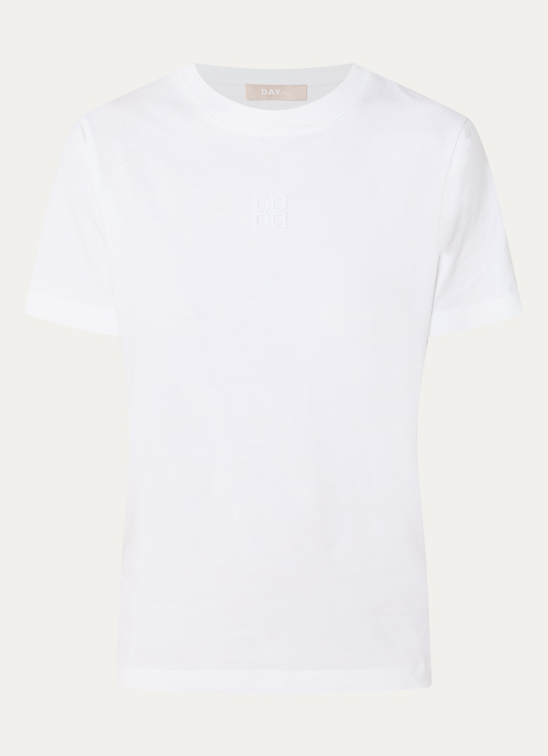 Day Birger et Mikkelsen Parry T-shirt met ronde hals - voorkant 2 wit