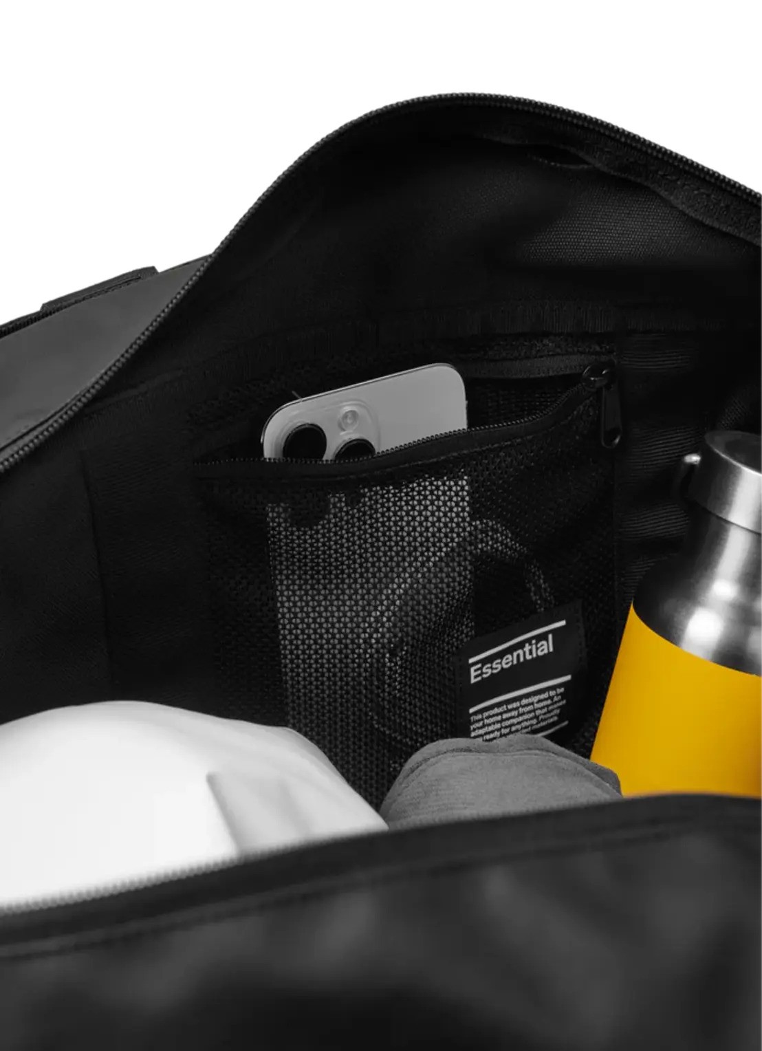 Db Essential weekendtas met afneembare schouderriem - detail 4 groen