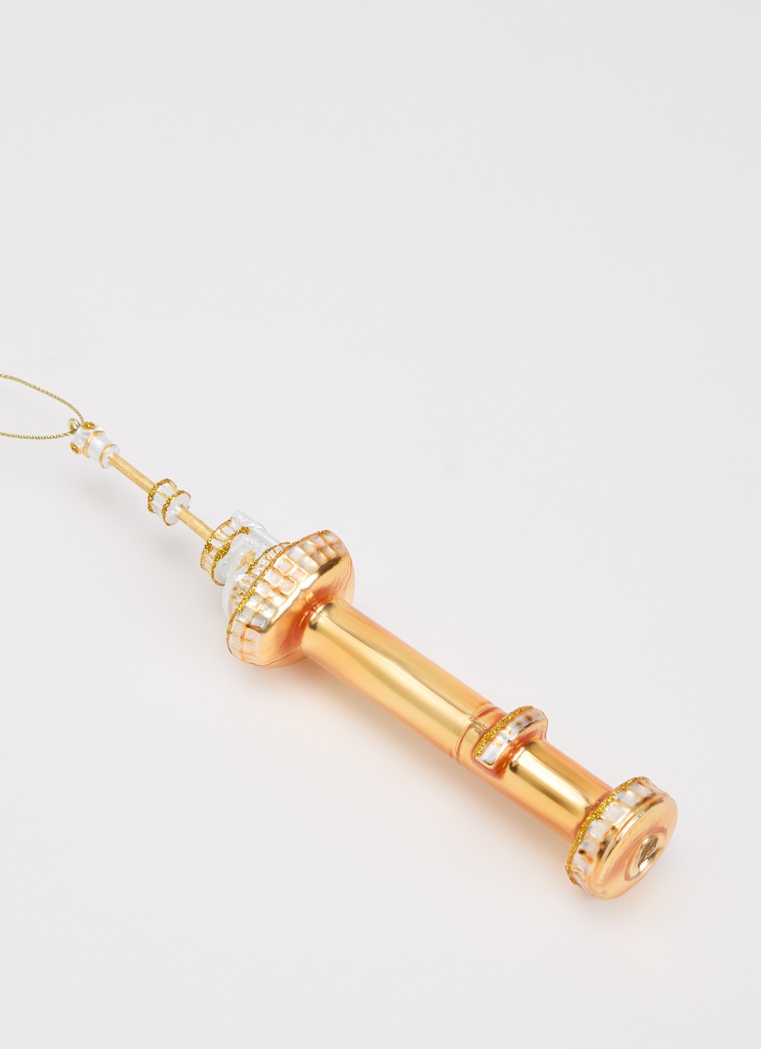 De Ballen Uit Euromast kersthanger 17 cm - detail 3 goud