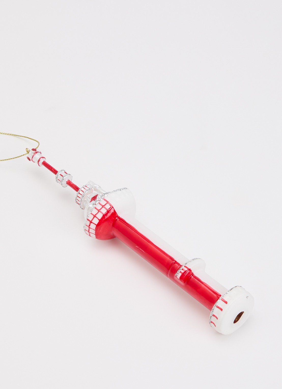De Ballen Uit Euromast kersthanger 17 cm - detail rood