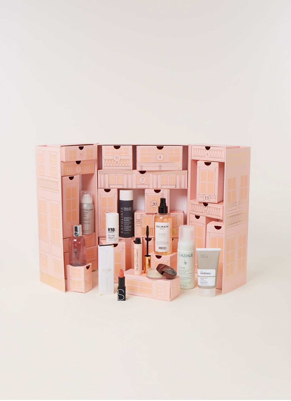 de Bijenkorf Beauty Adventskalender 2022 t.w.v. €500,- Limited Edition - detail 4 roze