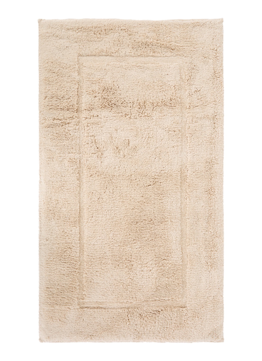 de Bijenkorf Home Badmat van  katoen - voorkant 3 beige