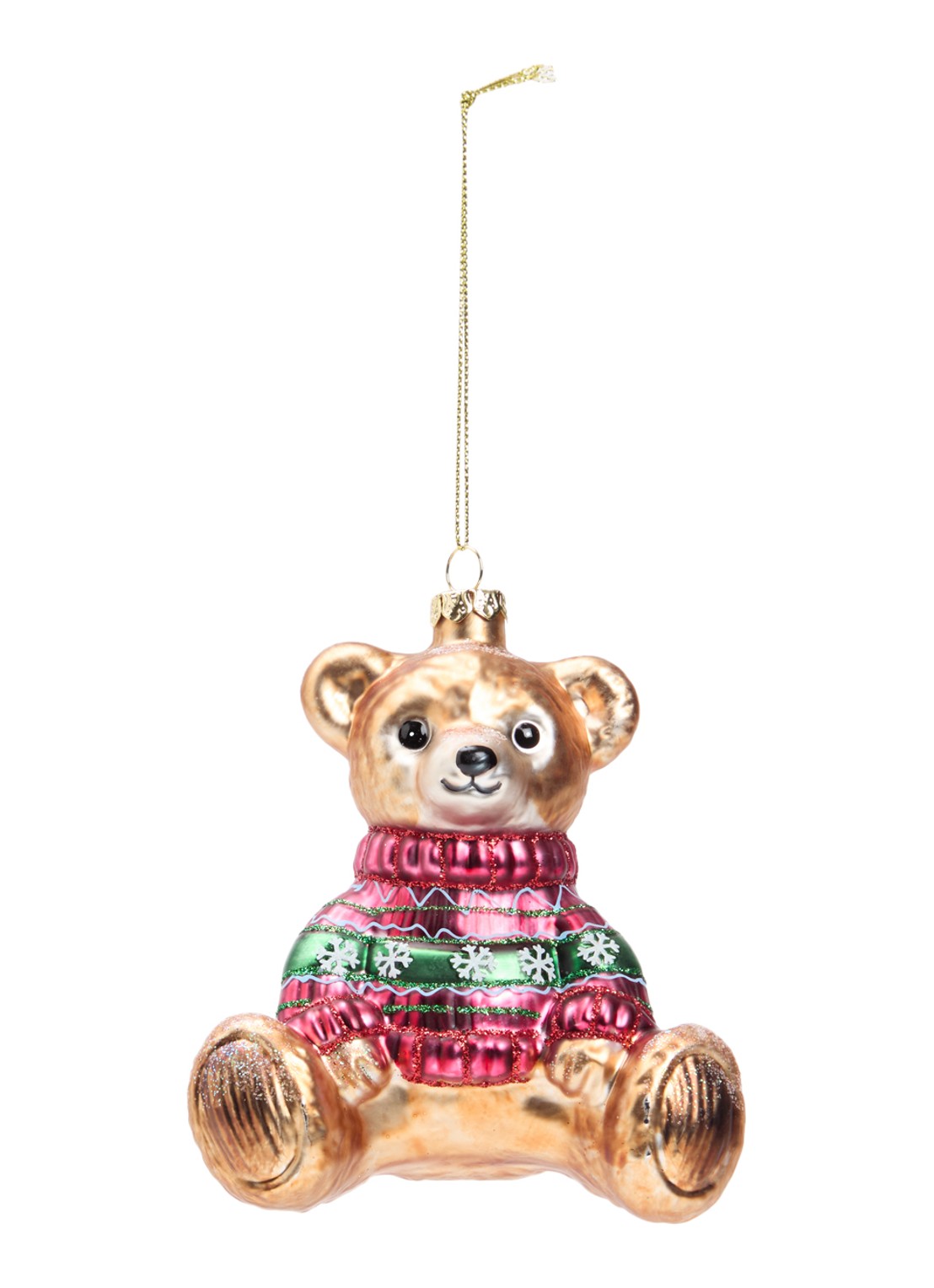 de Bijenkorf Home Bob de Beer kersthanger 11 cm - voorkant 2 multicolor