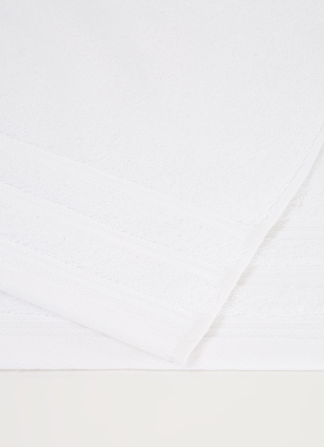 de Bijenkorf Home Evolution badhanddoek - 580 gr/m2 - 60 x 110 cm - detail 2 wit
