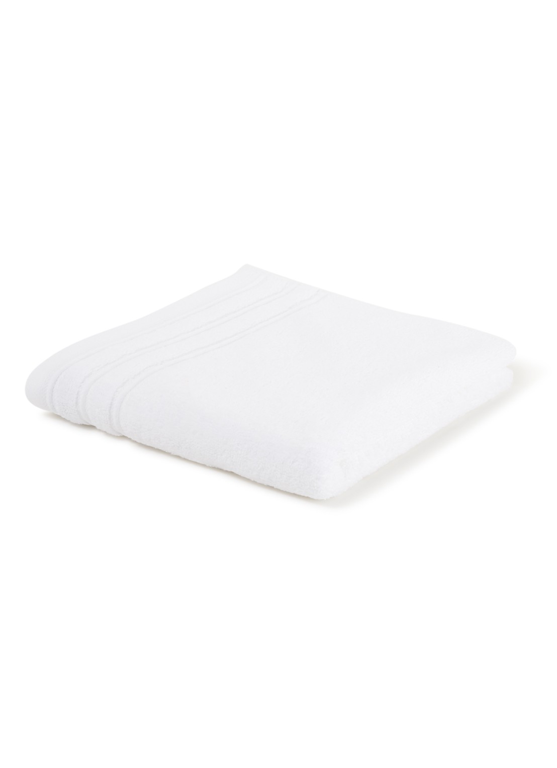de Bijenkorf Home Evolution badhanddoek - 580 gr/m2 - 60 x 110 cm - voorkant 3 wit