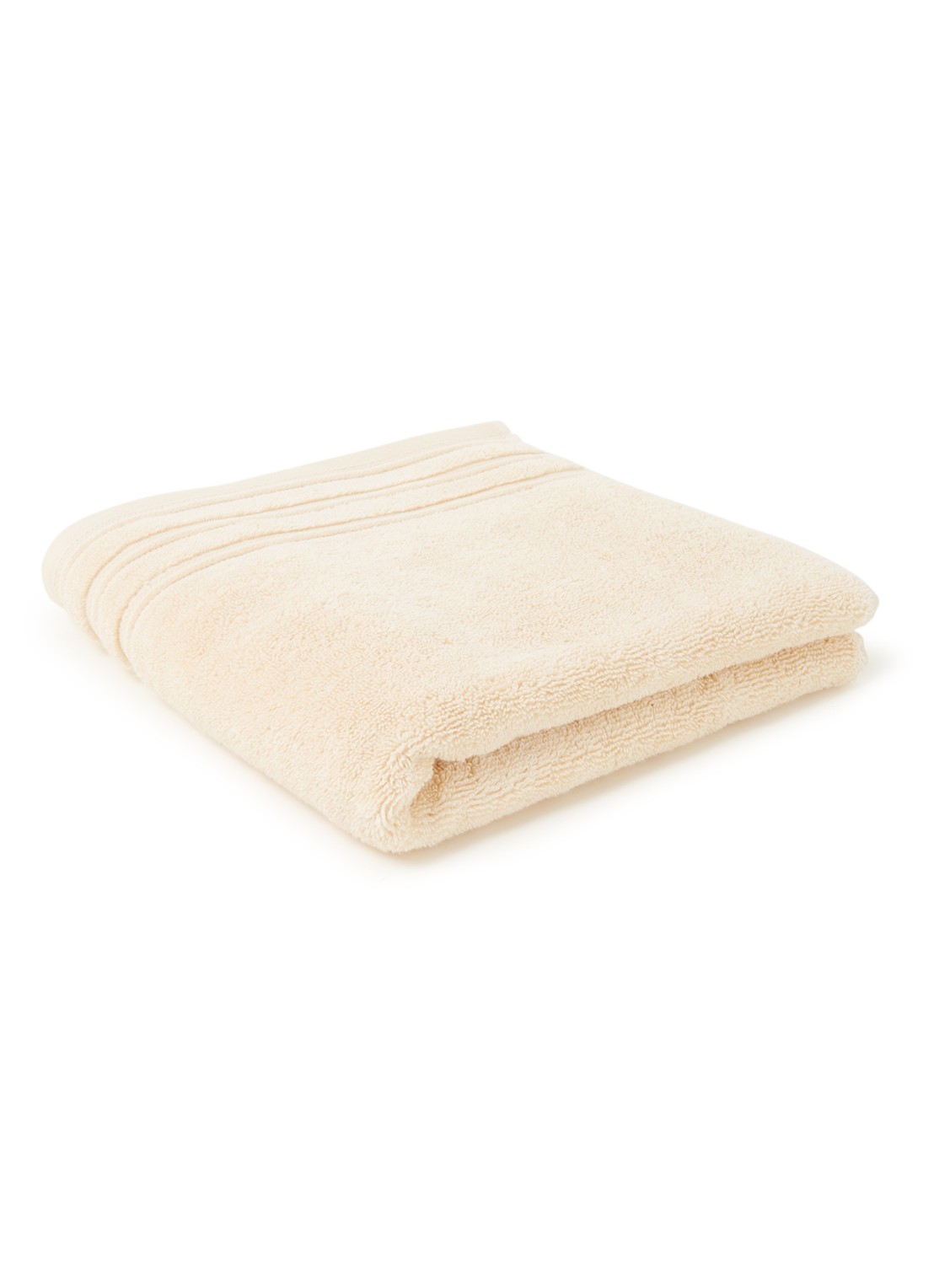 de Bijenkorf Home Evolution badhanddoek - 580 gr/m2 - 60 x 110 cm - voorkant 3 zand
