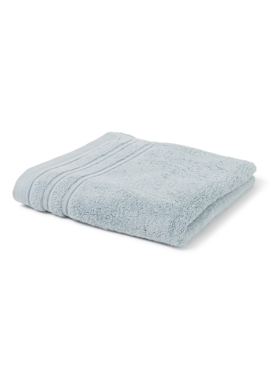 de Bijenkorf Home Evolution badhanddoek - 580 gr/m2 - 60 x 110 cm - voorkant lichtblauw