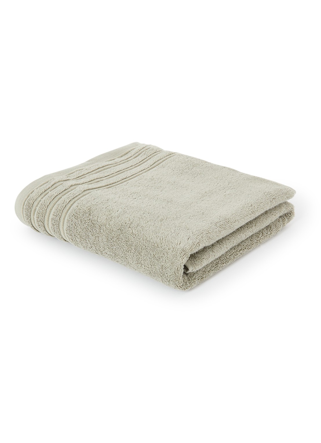 de Bijenkorf Home Evolution badlaken - 580 gr/m2 - 100 x 150 cm - voorkant 2 groen
