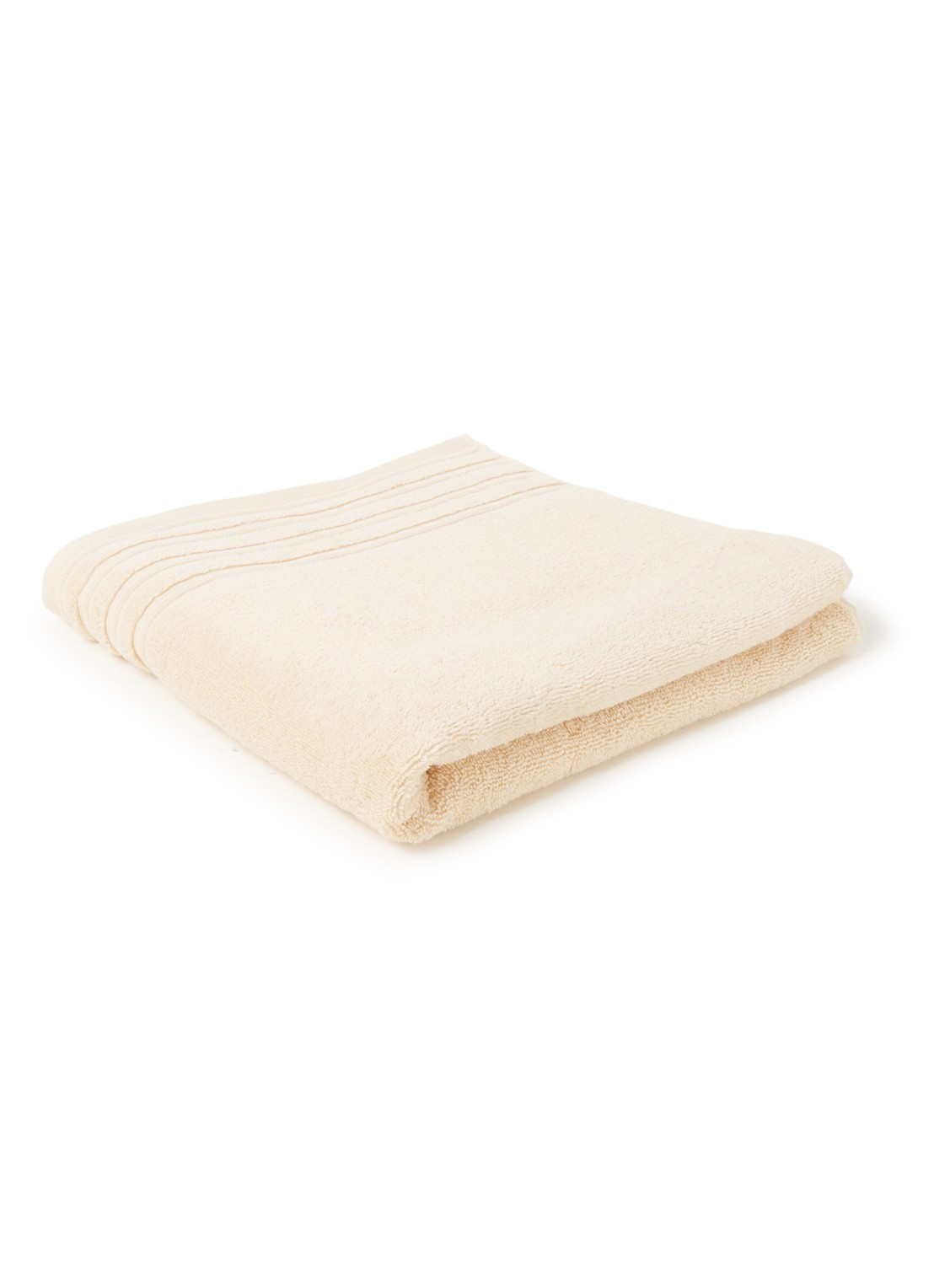 de Bijenkorf Home Evolution badlaken - 580 gr/m2 - 70 x 140 cm - voorkant zand