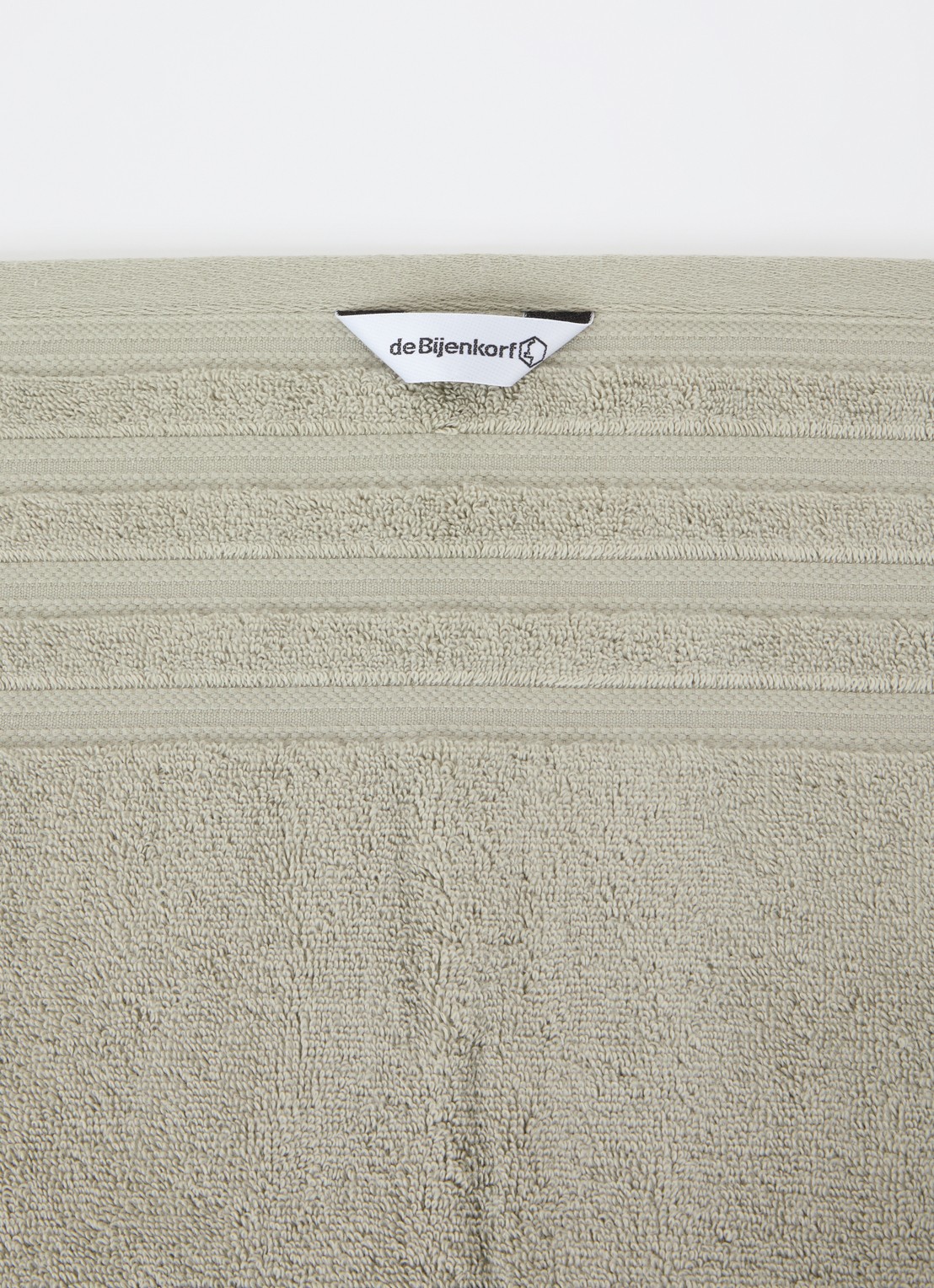 de Bijenkorf Home Evolution badlaken - 580 gr/m2 - 70 x 140 cm - detail 3 groen