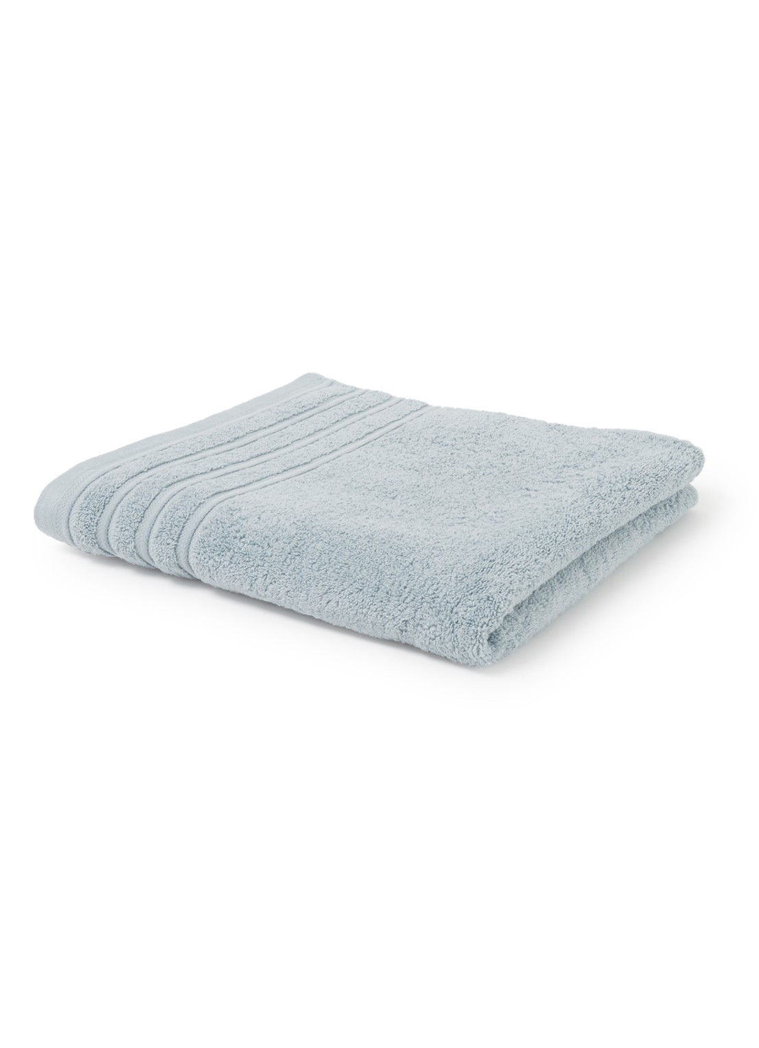 de Bijenkorf Home Evolution badlaken - 580 gr/m2 - 70 x 140 cm - voorkant lichtblauw