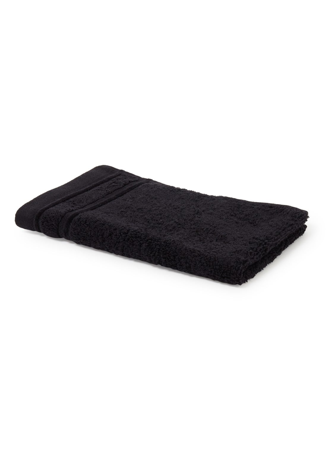 de Bijenkorf Home Evolution gastendoek - 580 gr/m2 - 30 x 50 cm - voorkant 3 zwart