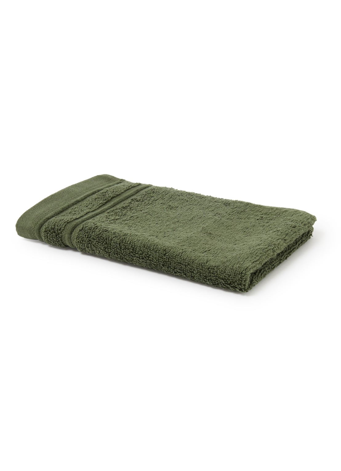 de Bijenkorf Home Evolution gastendoek - 580 gr/m2 - 30 x 50 cm - voorkant 3 donkergroen