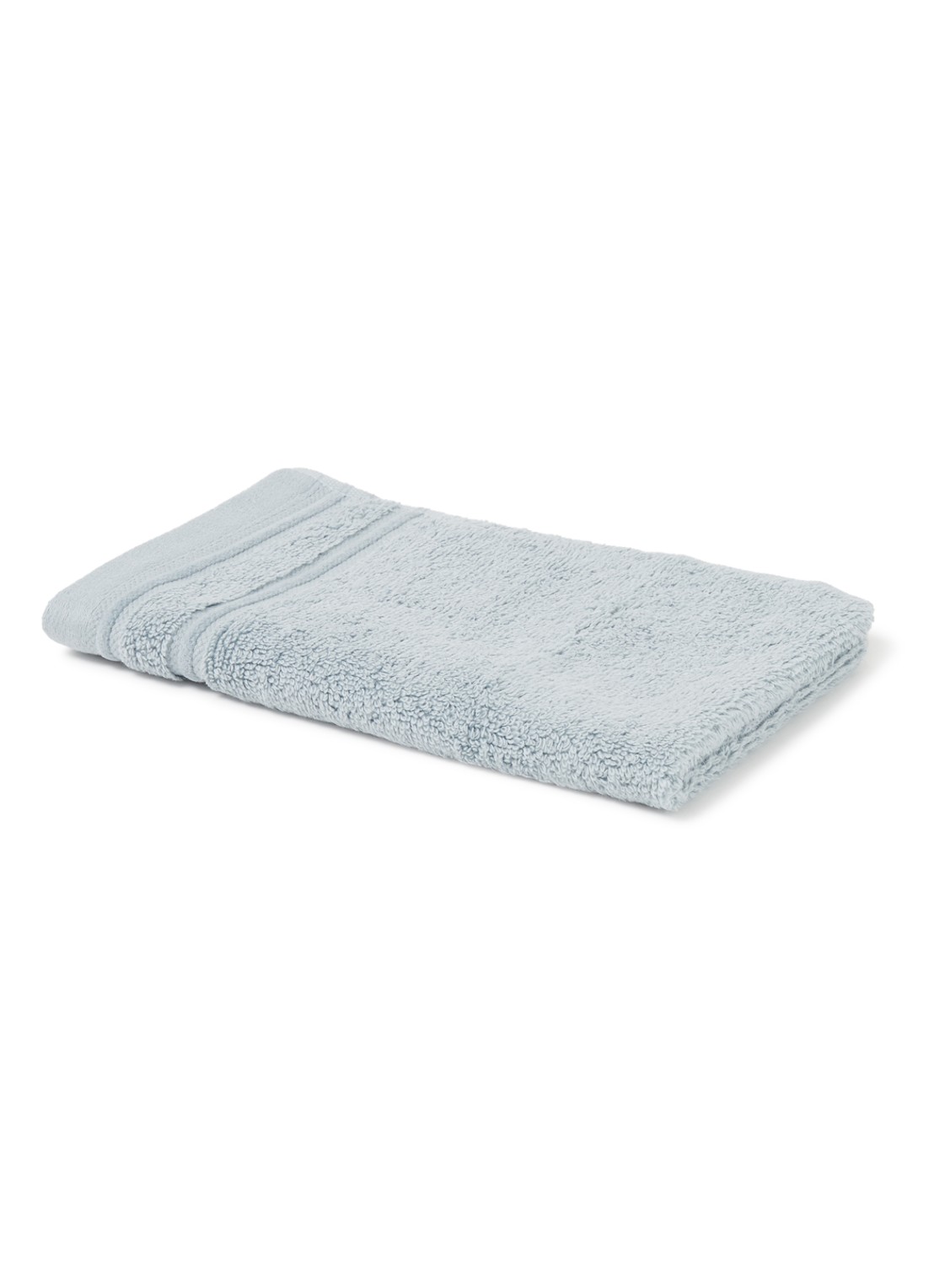 de Bijenkorf Home Evolution gastendoek - 580 gr/m2 - 30 x 50 cm - voorkant 3 lichtblauw