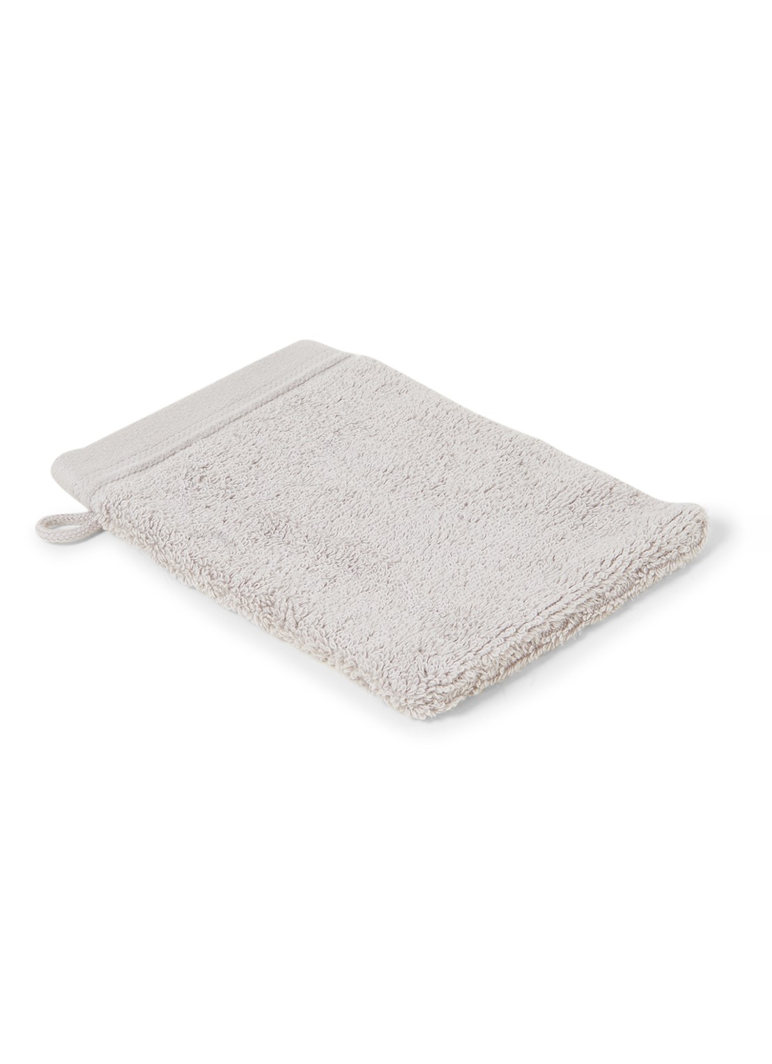 de Bijenkorf Home Evolution washand- 580 gr/m2 - 16 x 21 cm set van 2 - voorkant grijs