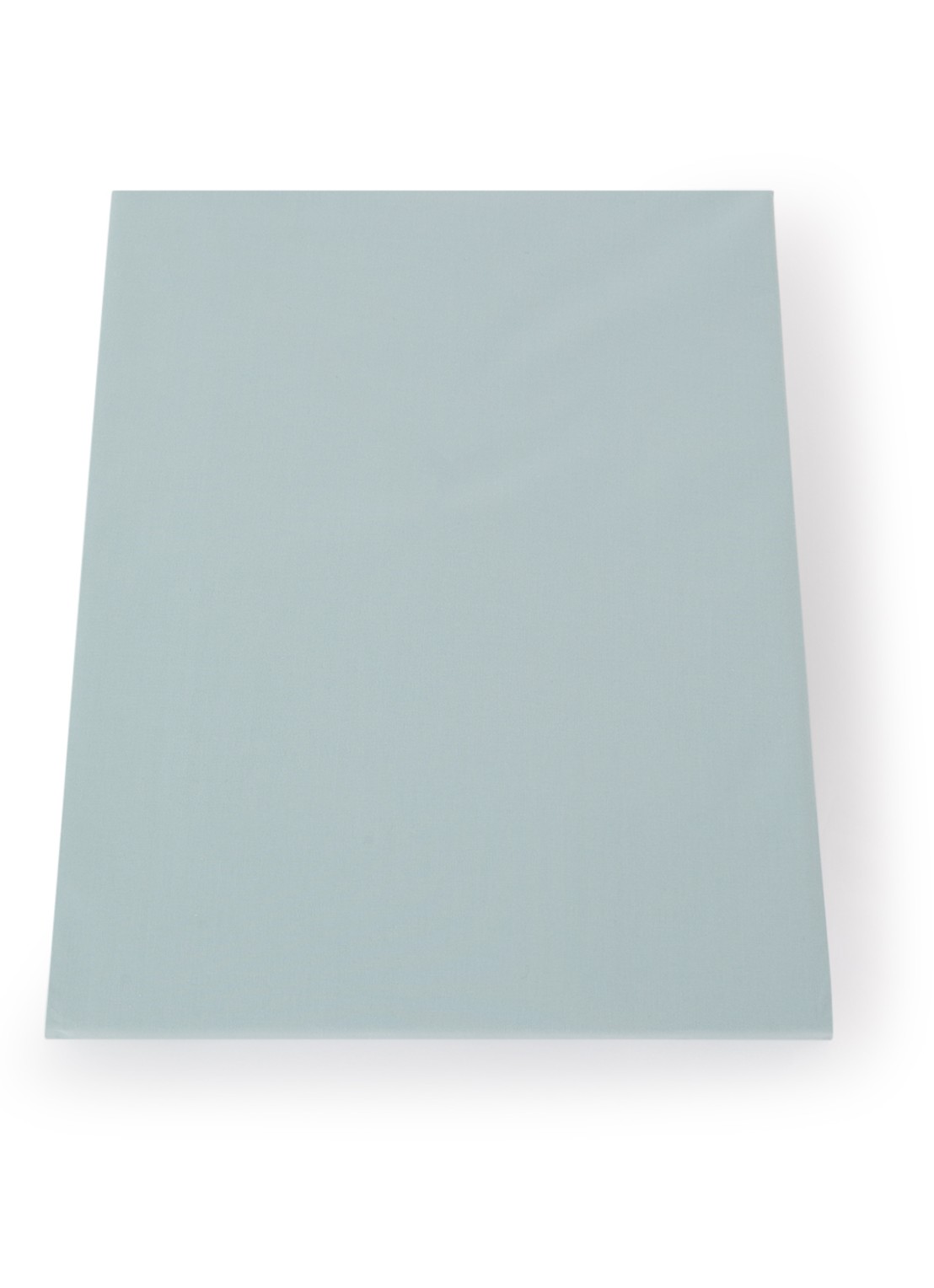 de Bijenkorf Home  hoeslaken van katoen perkal 200TC, hoekhoogte 30 cm - voorkant 3 lichtblauw
