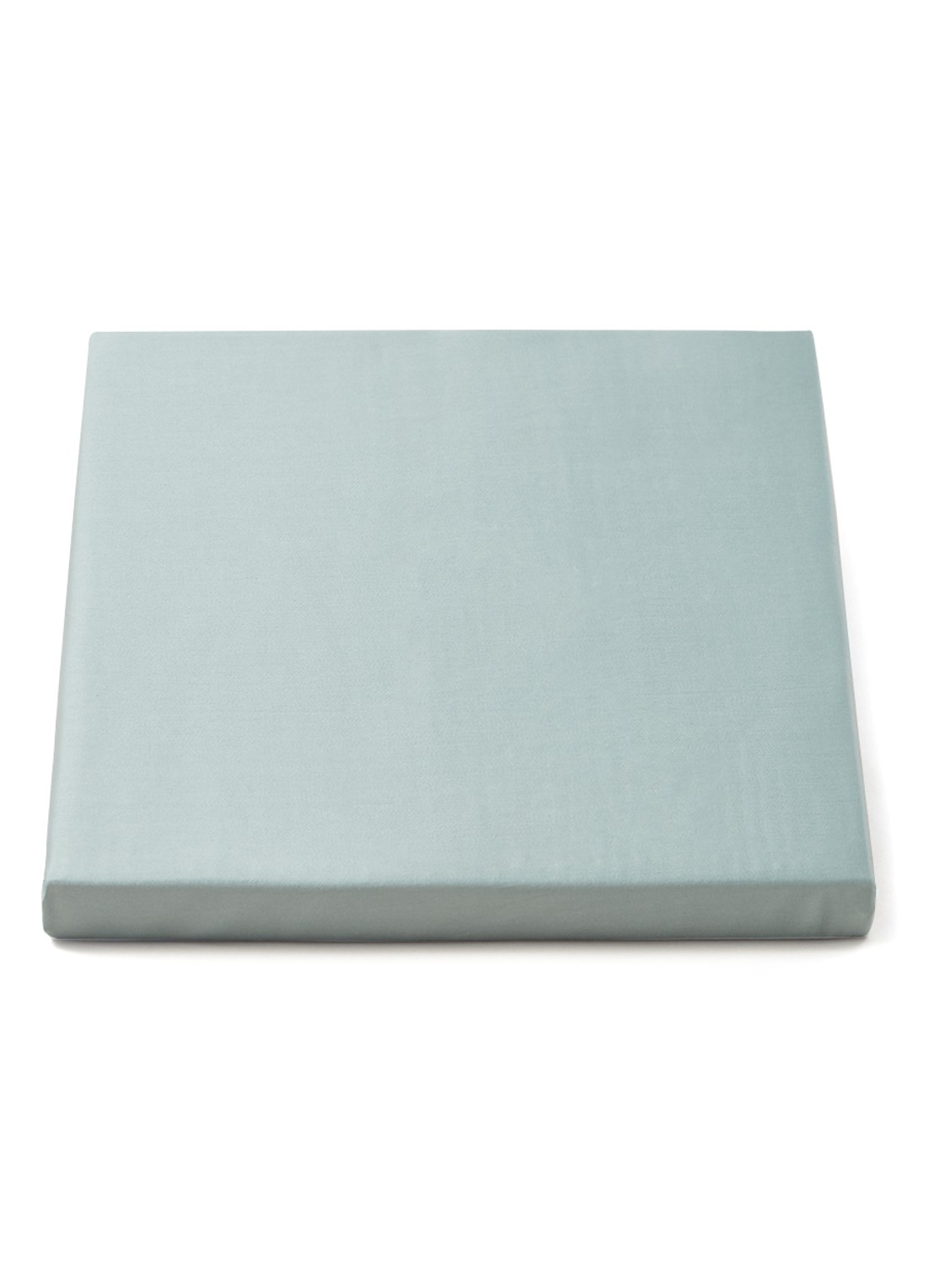 de Bijenkorf Home  hoeslaken van  katoensatijn 300TC, hoekhoogte 30 cm - voorkant mint